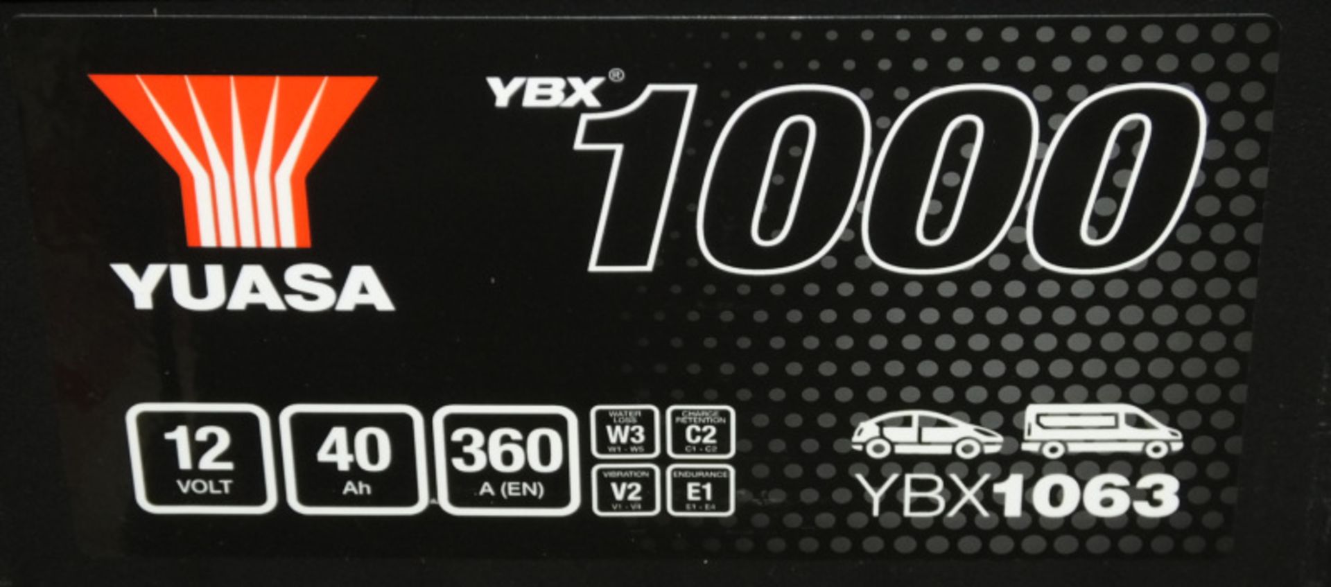 Various Vehicle Batteries - Lion 014 60Ah, 2xLion 097 60Ah, 3x Lion 038 45Ah, Yuasa 1000 - Image 3 of 12