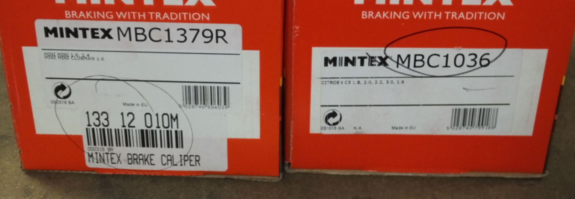 Mintex Brake Calipers - Please see pictures for examples of part numbers. - Image 3 of 3