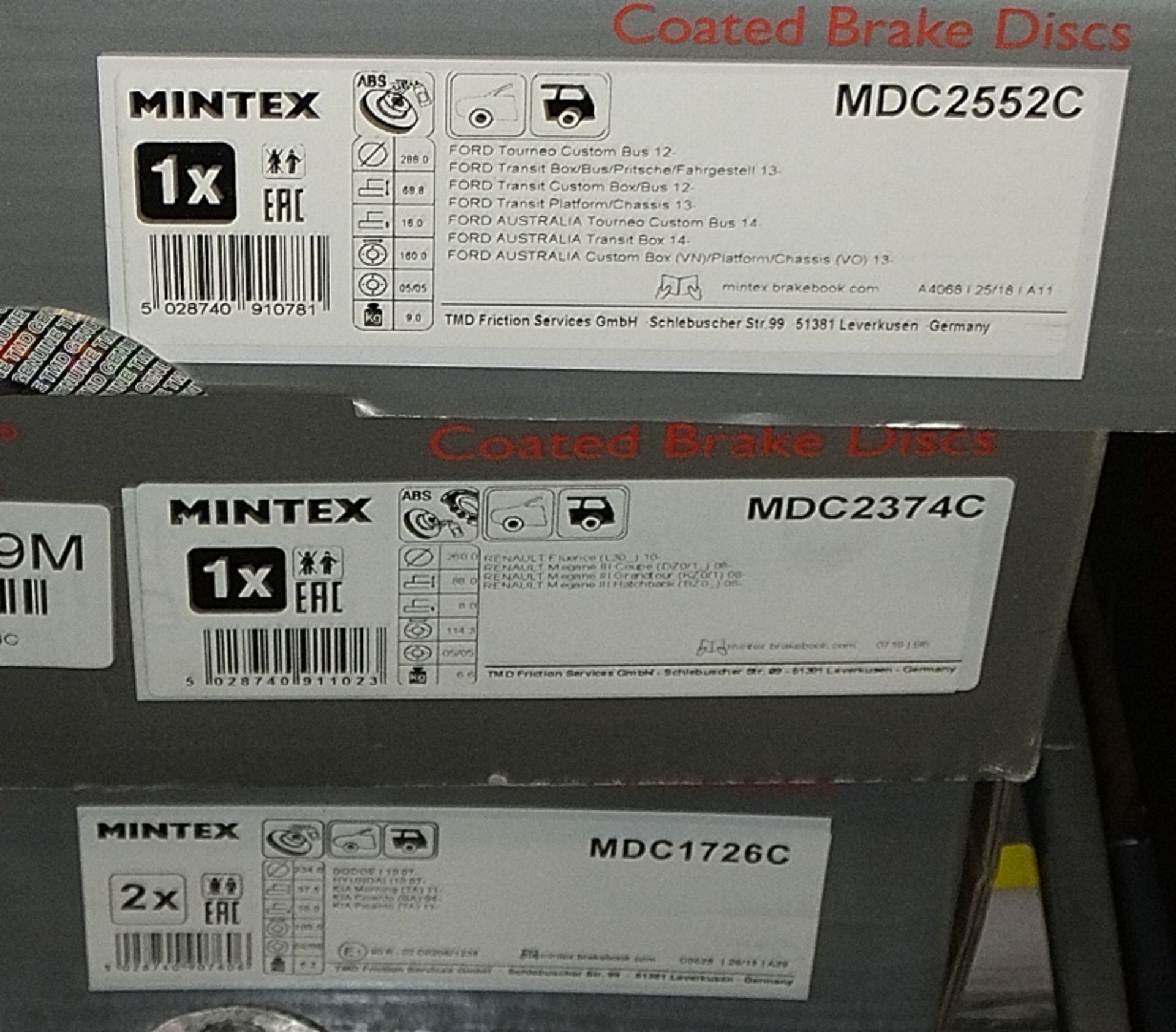 Mintex Brake Discs - Image 4 of 7