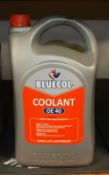 1x Bluecol Coolant OE 40 Long life anti-freeze 5L