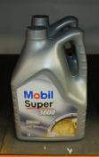 2x Mobil Super 3000 5W-40 fully synthetic motor oil 5L