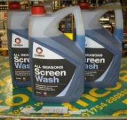 3x Comma All seasons Screen wash - 5L