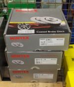 Mintex Brake Discs model numbers MDC2200C, MDC2232C, MDC2232C