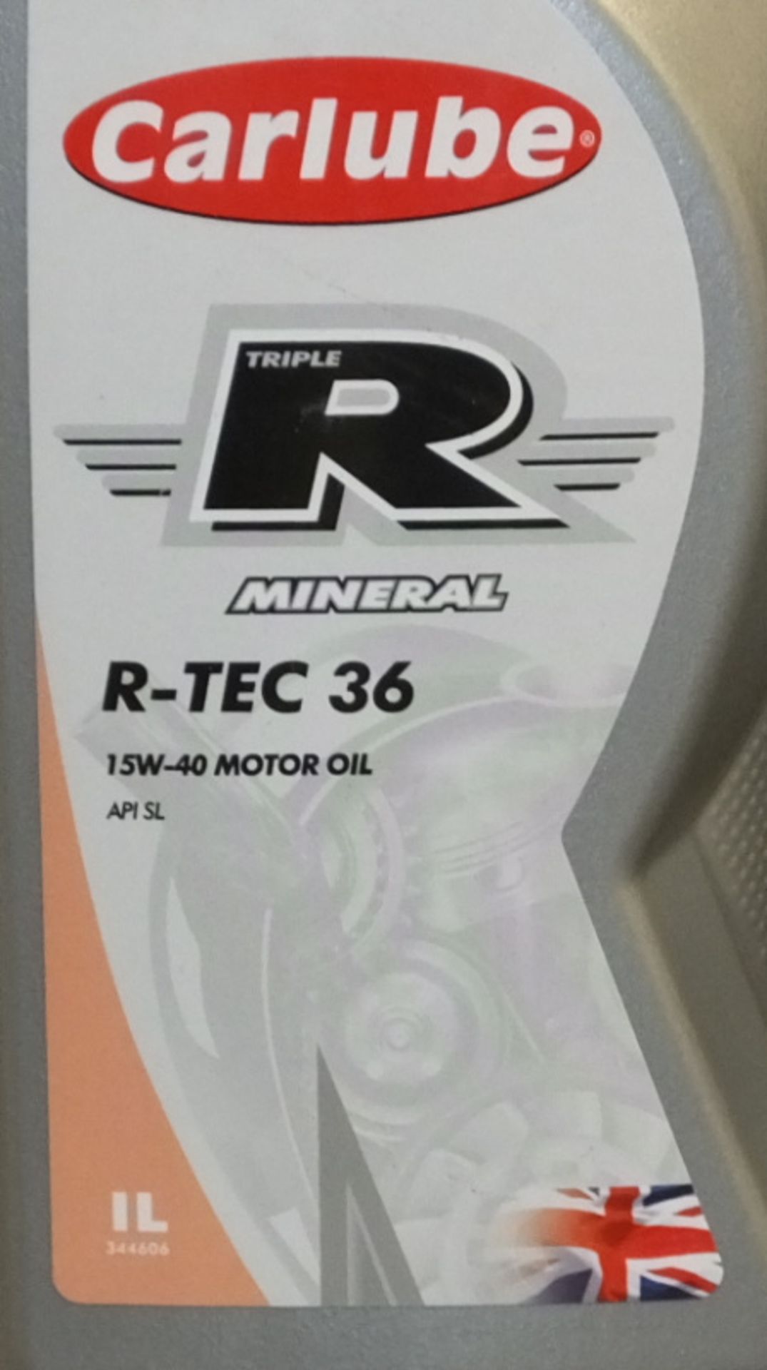 9x Carlube R-Tec 36 mineral 15W-40 motor oil 1L - Image 2 of 2
