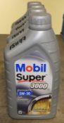 4x Mobil Super 3000 5W-30 formula FE fully synthetic motor oil 1L