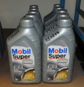 10x Mobil Super 3000 formula LD fully synthetic 0W-30 motor oil 1L