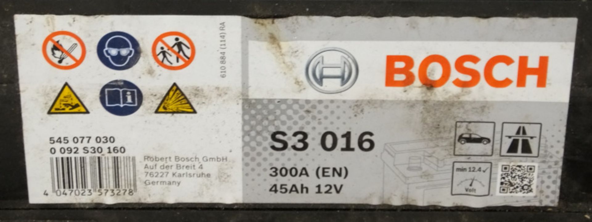 Various Vehicle Batteries - Bosch S3 005, Lion 159 45AH EN330 CCA, Drivemaster 676 Leisure - Image 11 of 12