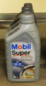 5x Mobil Super 3000 5W-30 XE fully synthetic Motor oil 1L