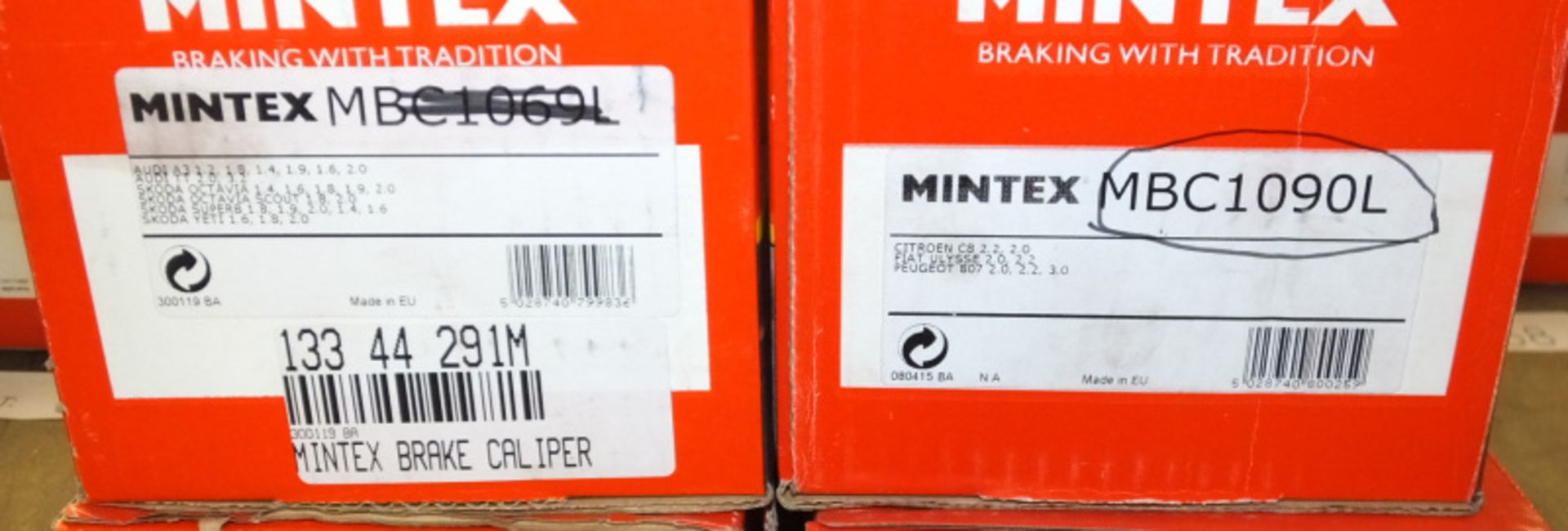 Mintex Brake Calipers - Please see pictures for examples of part numbers. - Image 2 of 3