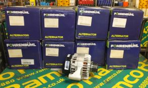 8x Fohrenbuhl Alternators - Please see pictures for examples of part numbers.