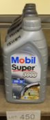 5x Mobil Super 3000 5W-30 XE fully synthetic Motor oil 1L