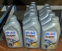 1x Mobil Super 3000 5W-20 formula P fully synthetic 1L, 6x Mobil Super 3000 5W-30 formula