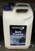 2x Autochem Anti-freeze & coolant 5L