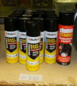 21x Holts Bradex easy start 300ml & 1x Carplan Tetroseal underbody sealant 500ml