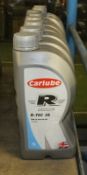 8x Carlube R-Tec 38 mineral 20W-50 motor oil 1L
