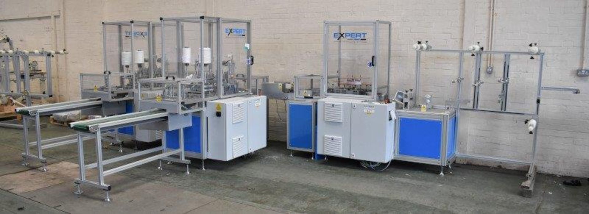 Expert fully automated Mask Making Machine including an Ilapak Smart flow wrapping packaging machine - Image 2 of 28