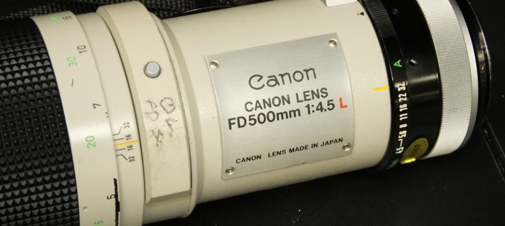 Canon lens FD 500mm 1:4.5 L - serial 10353 - Canon carry case, Computar EX2C mount - Image 17 of 18