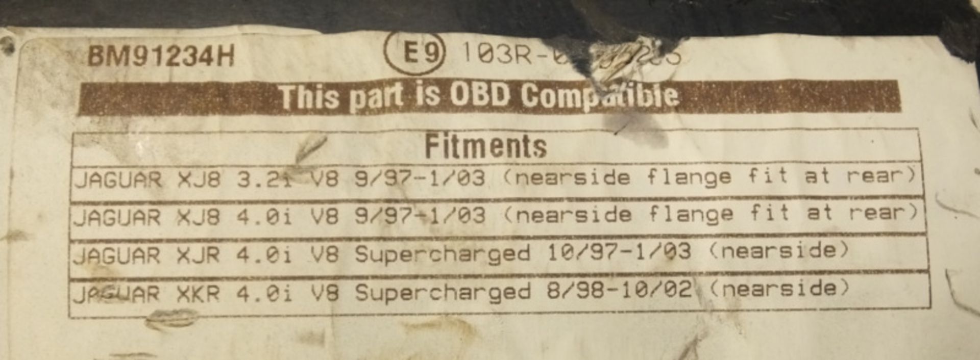 JAGUAR XJ8 3.2 09/97-01/03 Catalytic Converter - Image 5 of 5