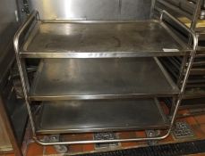 Stainless Steel Trolley - L1020 x D600 x H1000mm