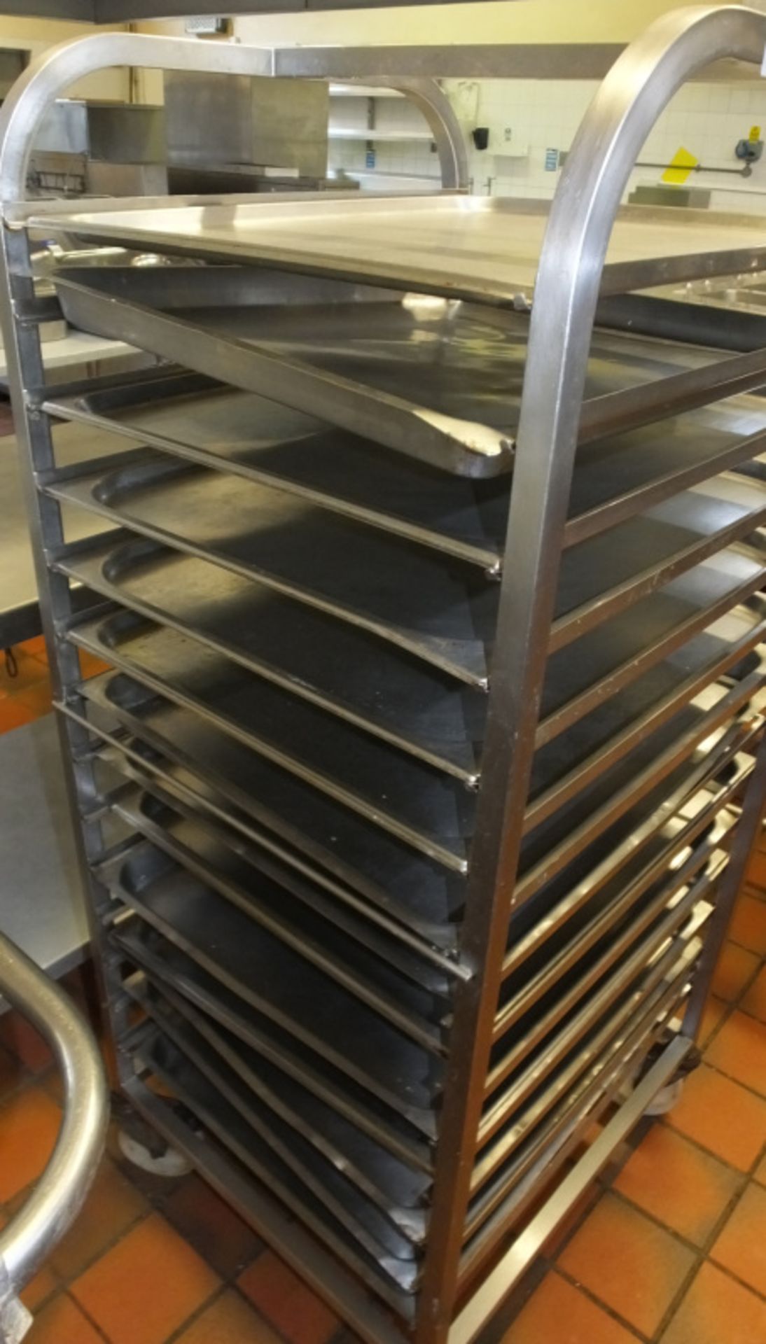 Stainless Steel Tray Trolley - L585 x D655 x H1450mm - Image 2 of 3