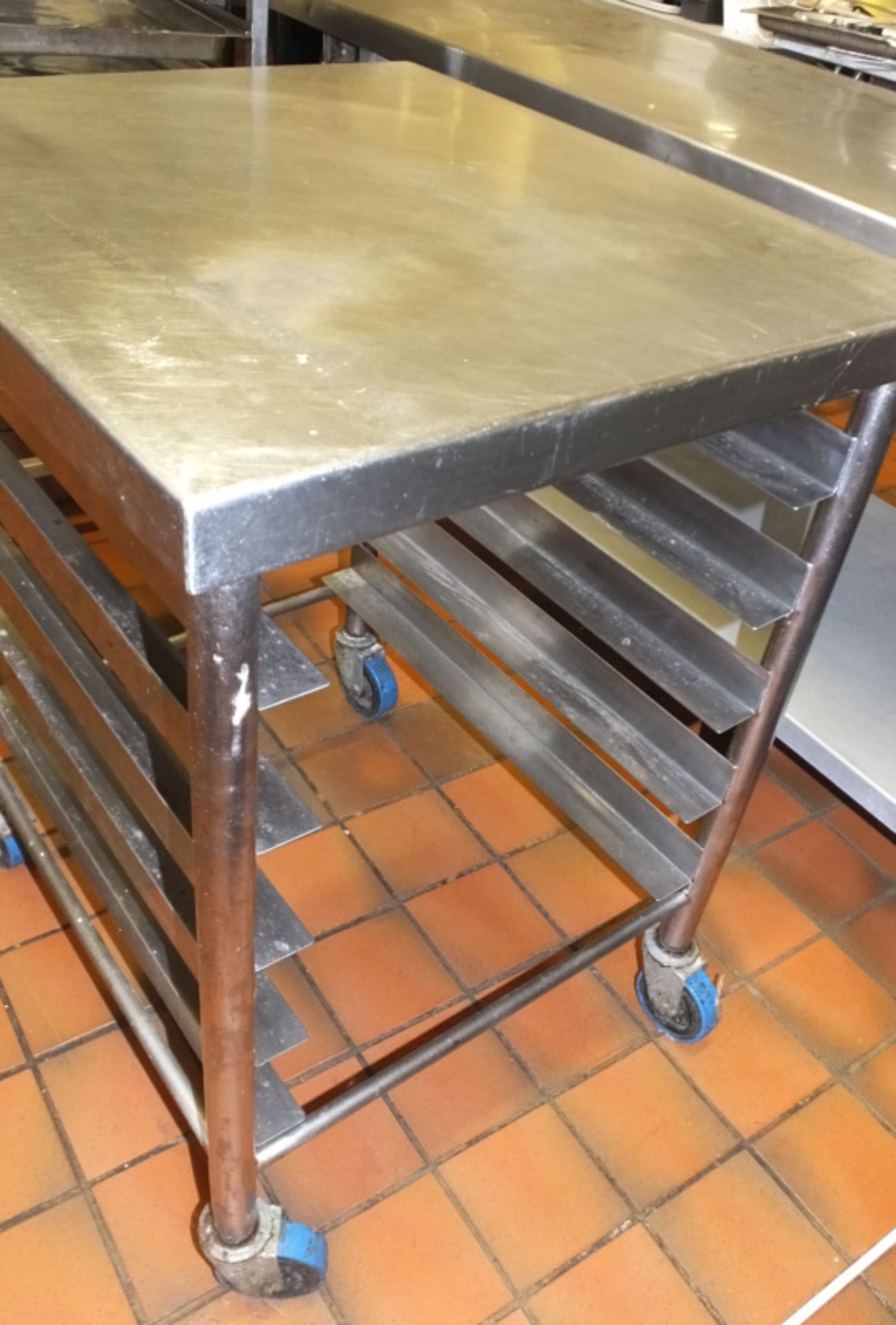 Stainless Steel Tray Trolley - L660 x D750 x H900mm - Image 3 of 3