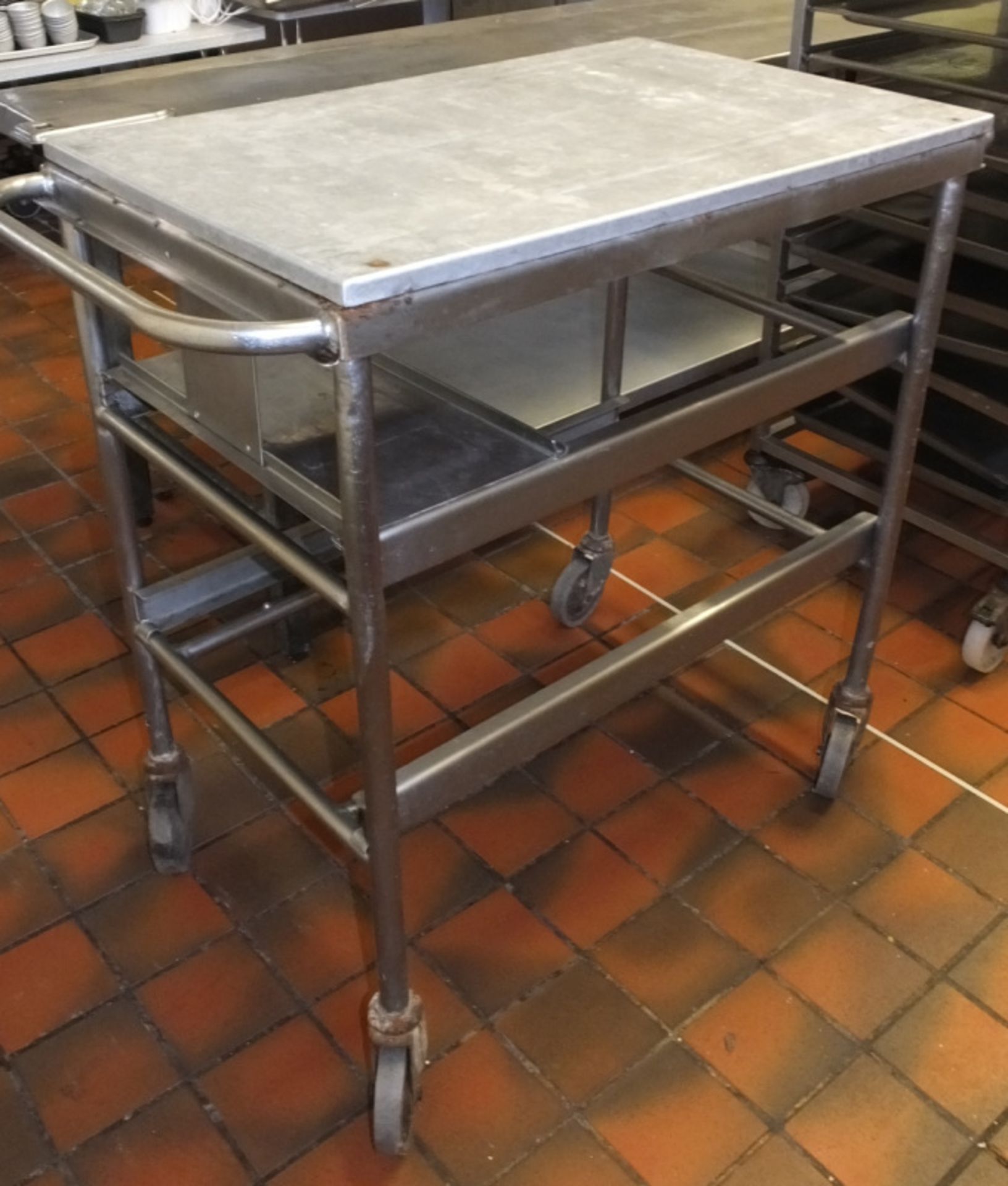 Stainless Steel Trolley - L1120 x D585 x L990mm - Image 2 of 3