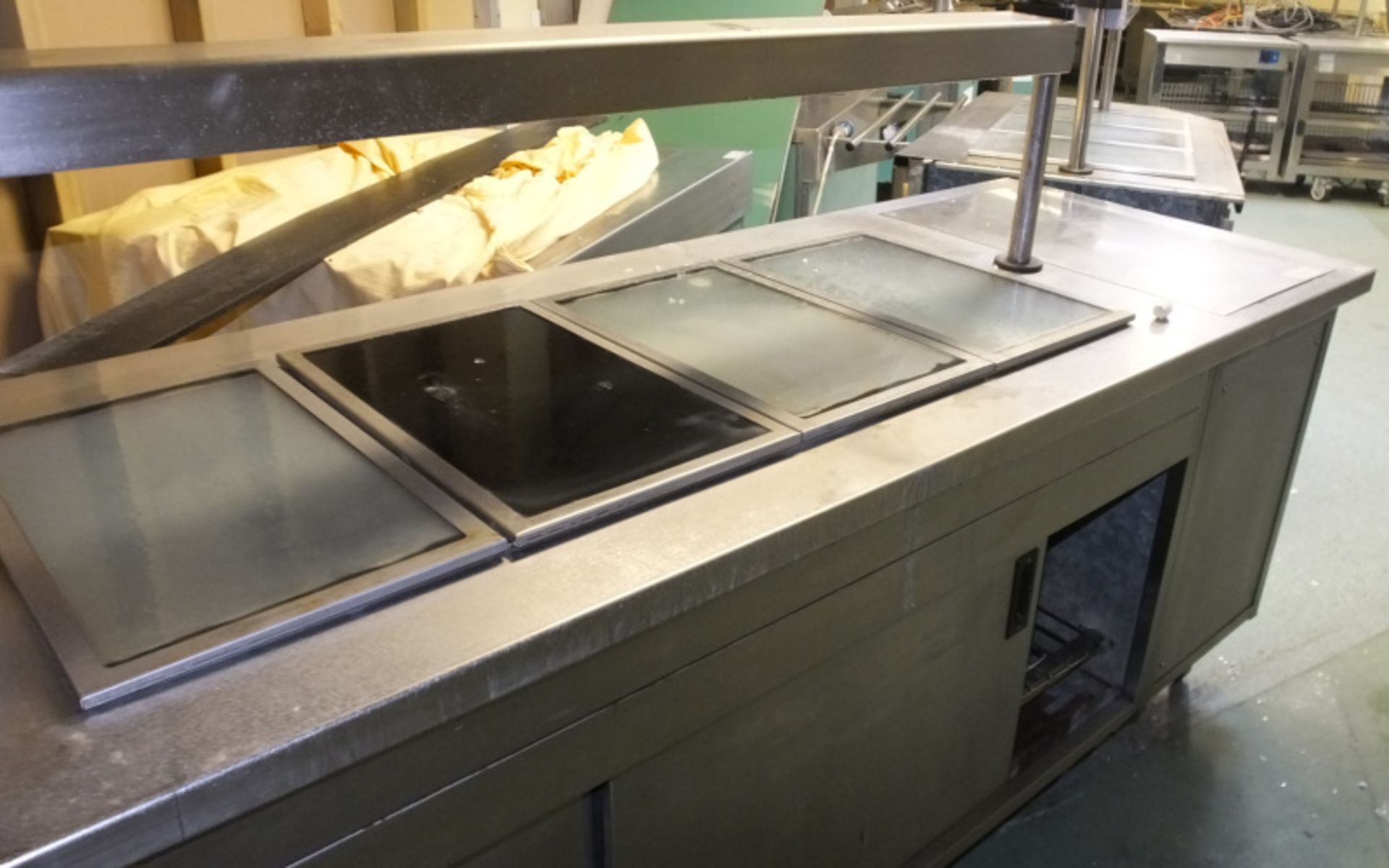 3x Moffat Stainless Steel Hot Plate Servery Units - Details & dimensions in the description - Image 6 of 14