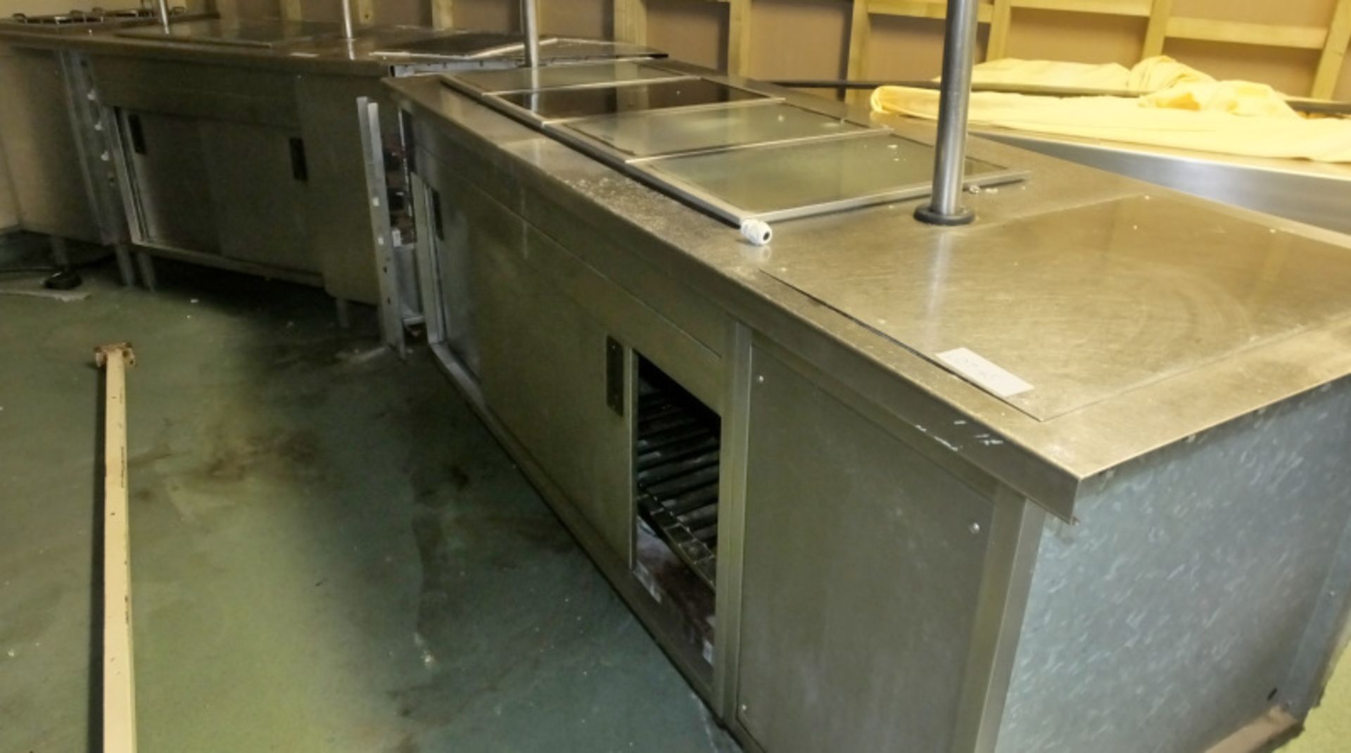 3x Moffat Stainless Steel Hot Plate Servery Units - Details & dimensions in the description - Image 8 of 14