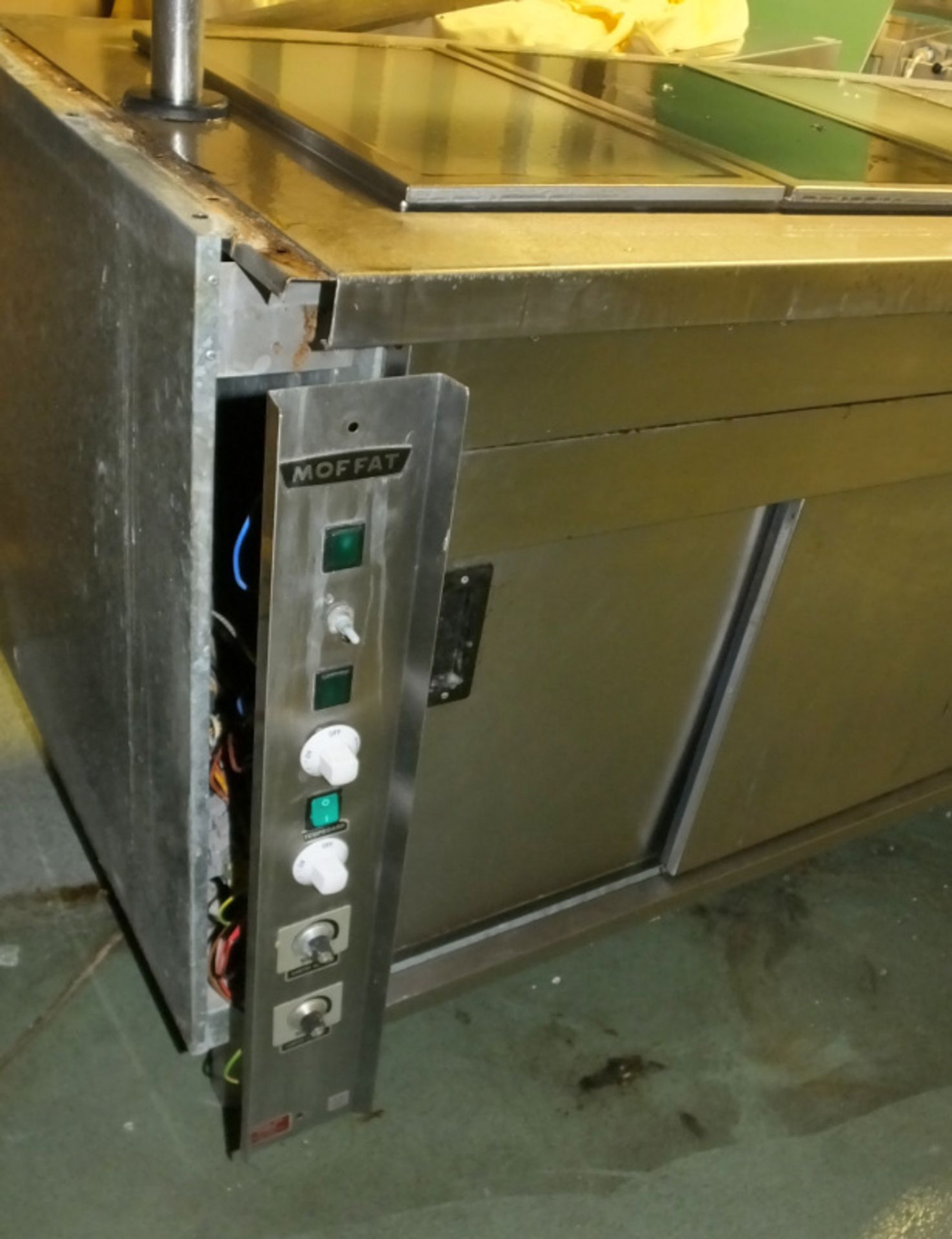 3x Moffat Stainless Steel Hot Plate Servery Units - Details & dimensions in the description - Image 5 of 14