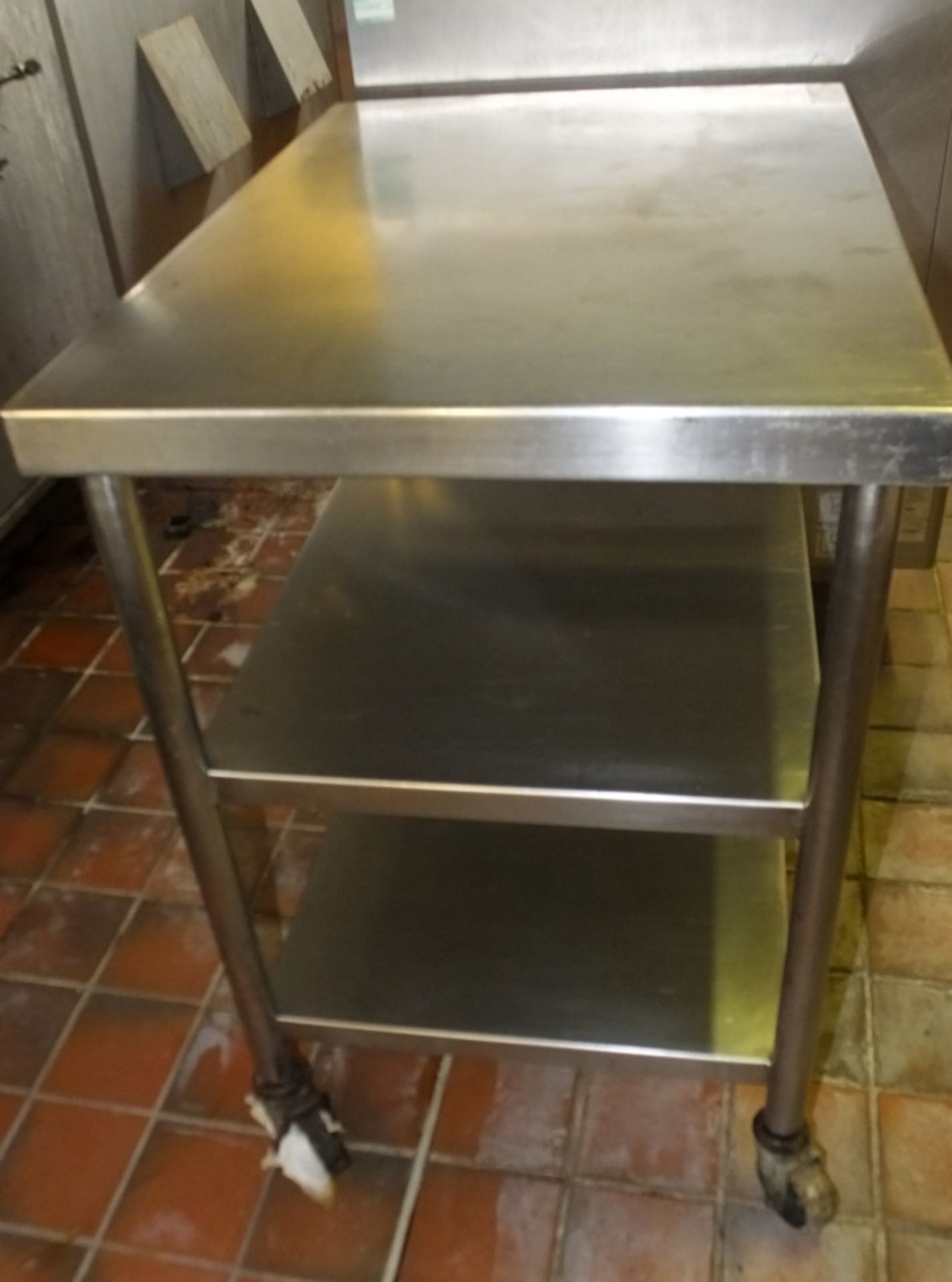 Stainless Steel Trolley - L860 x D600 x H885mm - Image 3 of 3