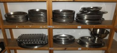 Stainless Steel Serving Dishes, Lids & Serving Bowl - various sizes