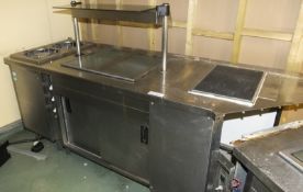 3x Moffat Stainless Steel Hot Plate Servery Units - Details & dimensions in the description