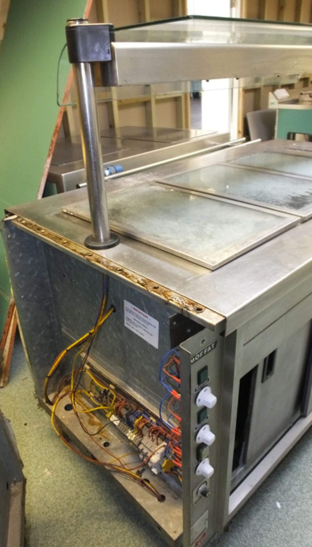 3x Moffat Stainless Steel Hot Plate Servery Units - Details & dimensions in the description - Image 12 of 14