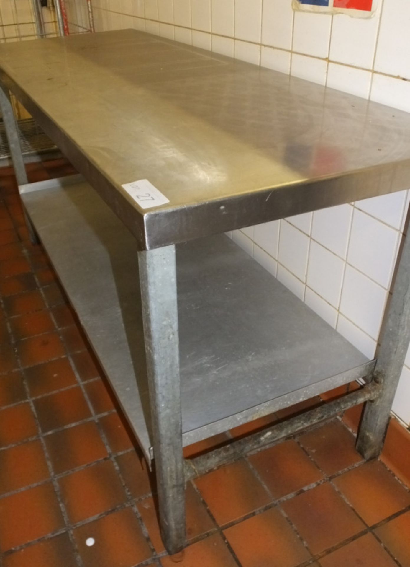 Stainless Steel Prep Table - L1830 x D640 x H860mm - Image 2 of 3