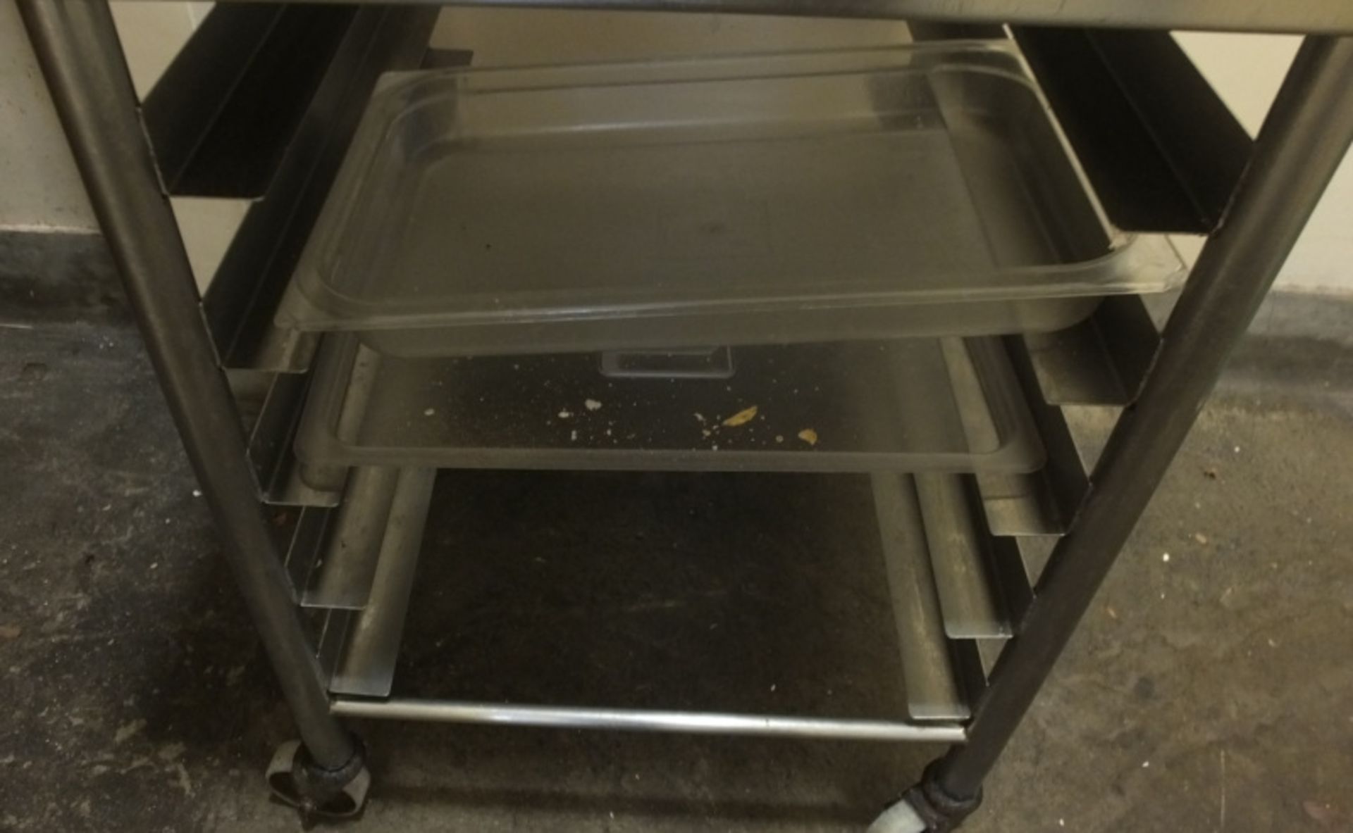 5 Tier Stainless Steel Tray Trolley - L660 x D750 x H900mm - Image 3 of 3