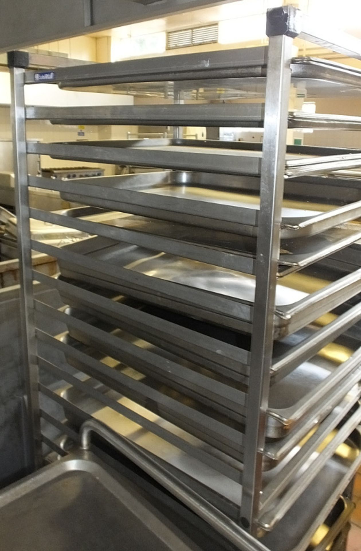 Cidelcem Cidelroll Stainless Steel Tray Rack Trolley - L590 x D690 x H1770mm - Image 2 of 3