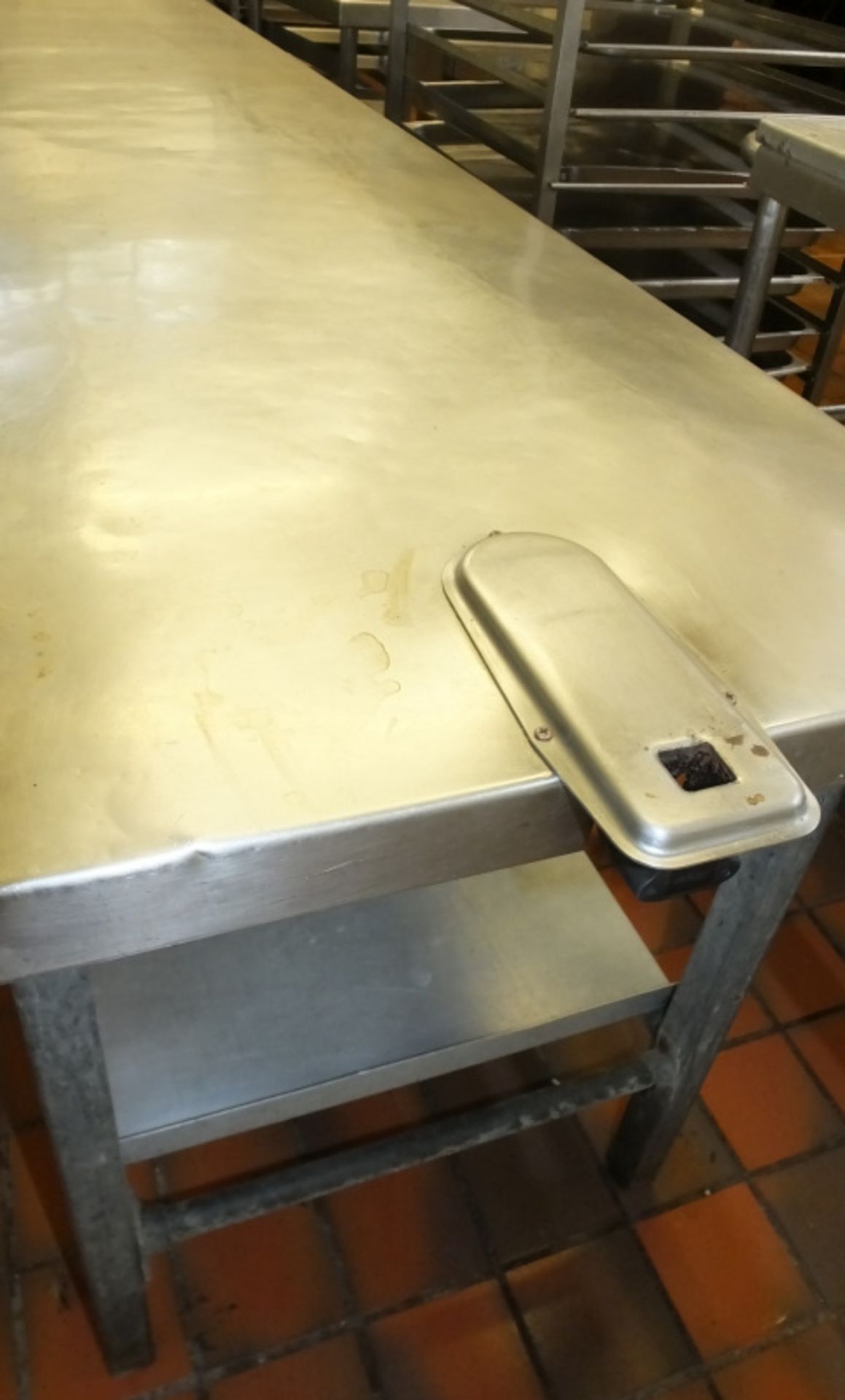 Benham Stainless Steel Table - L3410 x D640 x H860mm - Image 3 of 4
