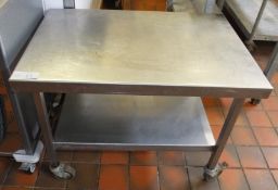 Stainless Steel Trolley - L895 x D600 x H700mm
