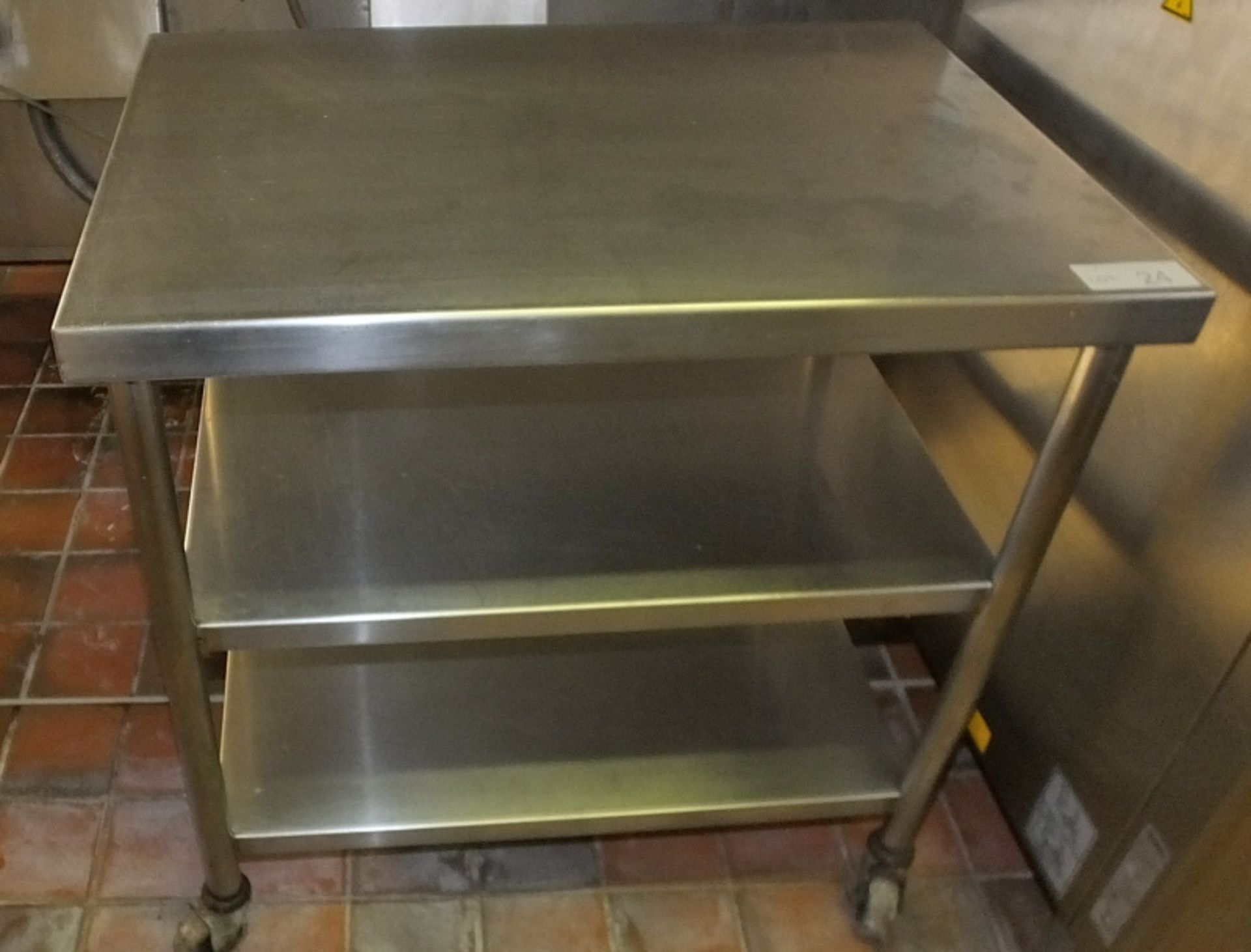 Stainless Steel Trolley - L860 x D600 x H885mm