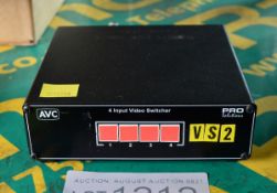 AVC Pro 4-Imput Video Switcher Unit