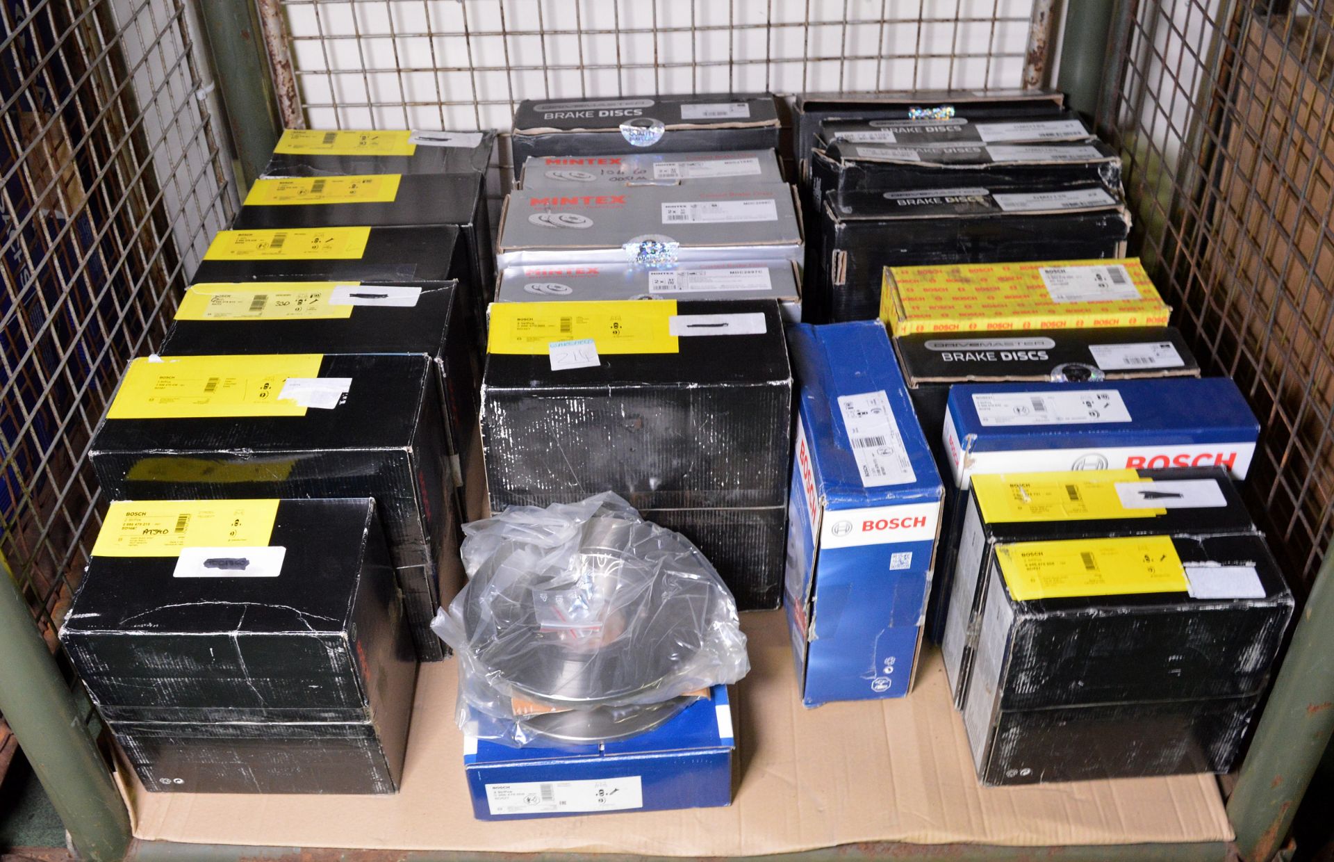 Vehicle parts - Bosch, Mintex, Drivemaster brake discs - see pictures for models and types