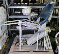 Dental Operating Chair - AS SPARES OR REPAIRS
