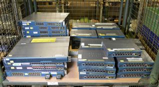 6x Cisco Systems Catalyst 3560G 24 PS-Ethernet Switch Units, 2x Cisco Systems Catalyst 296