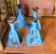 4x O M C N 239/A Auto Axle Stands - 5 Tonne