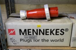 Mennekes TYP 307 Plug Industrial Male Red 400v 63A - 5 Per Box - 1 box