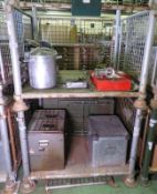 Field Cookset - Oven, Cooker, Pots, Can opener, utensils in storage box, hand mincer, fire