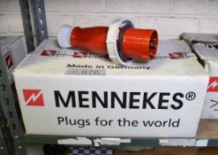 Mennekes TYP 307 Plug Industrial Male Red 400v 63A - 5 Per Box - 1 box