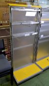 Lego Display unit - 640mm wide x 700mm deep x 1560mm high (wood damaged to top of unit)