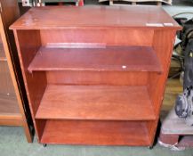 Wooden 2 Shelf Bookcase - W 950mm x D 560mm x H 1000mm