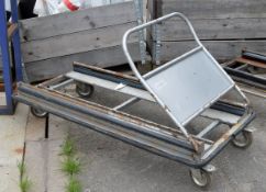 4 wheeled trolley L 1650mm x D 760mm x H 740mm